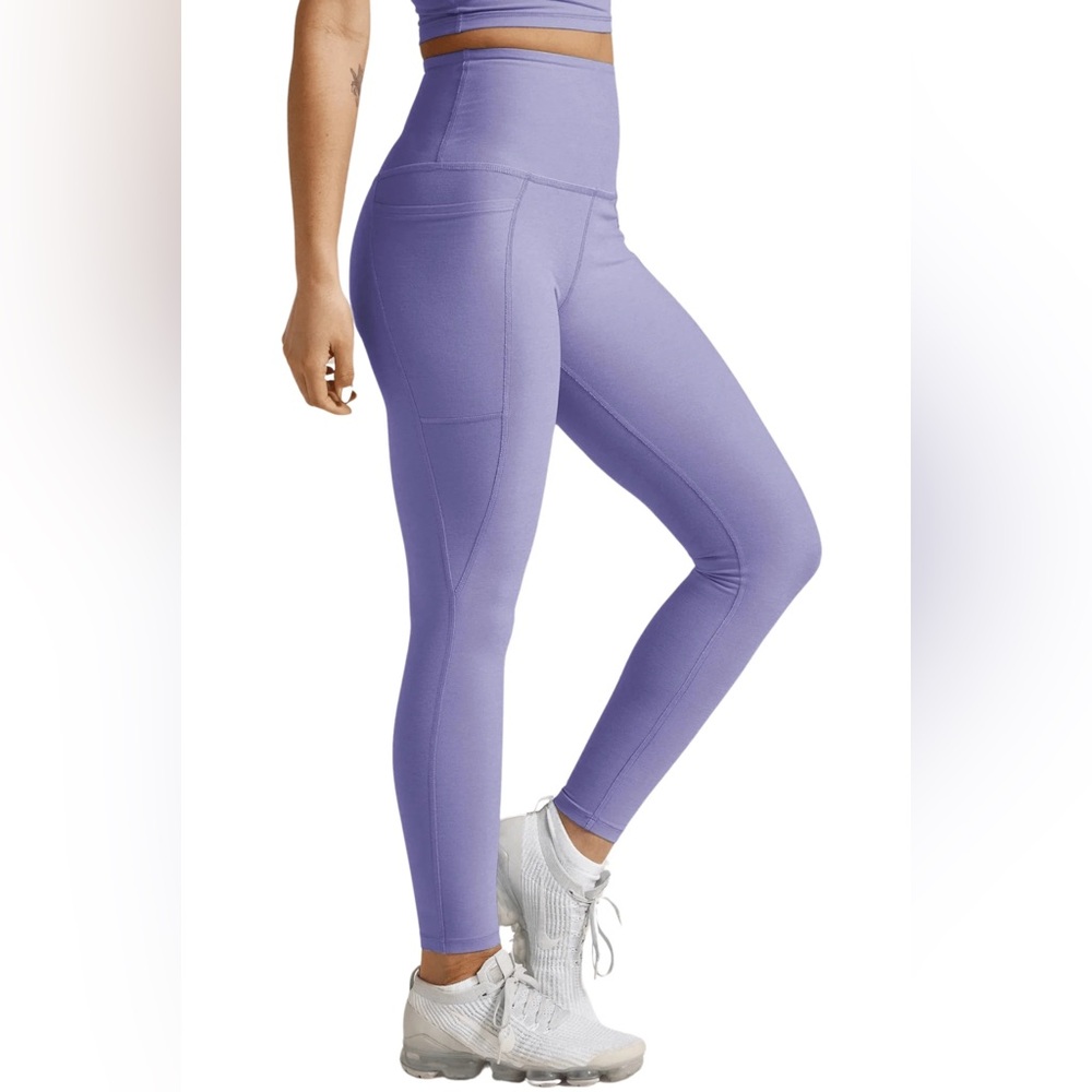 Beyond Yoga Out Of Pocket High Waisted Midi Legging Periwinkle Size S